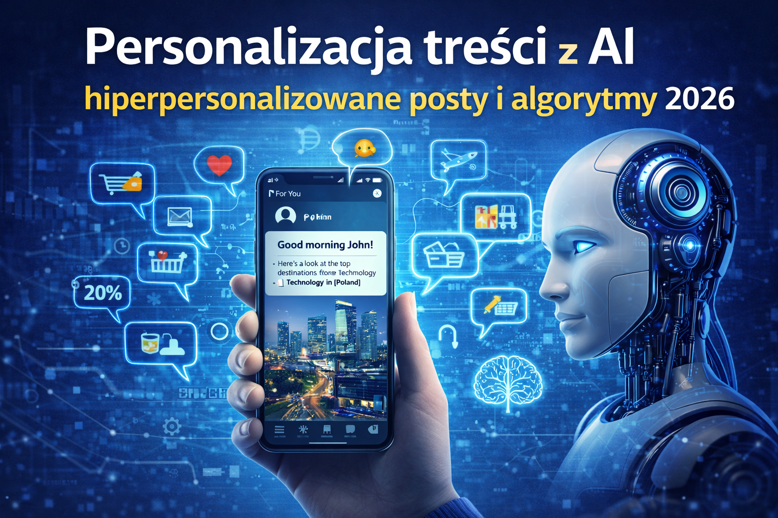 Personalizacja treści z AI – hiperpersonalizowane posty i algorytmy 2026